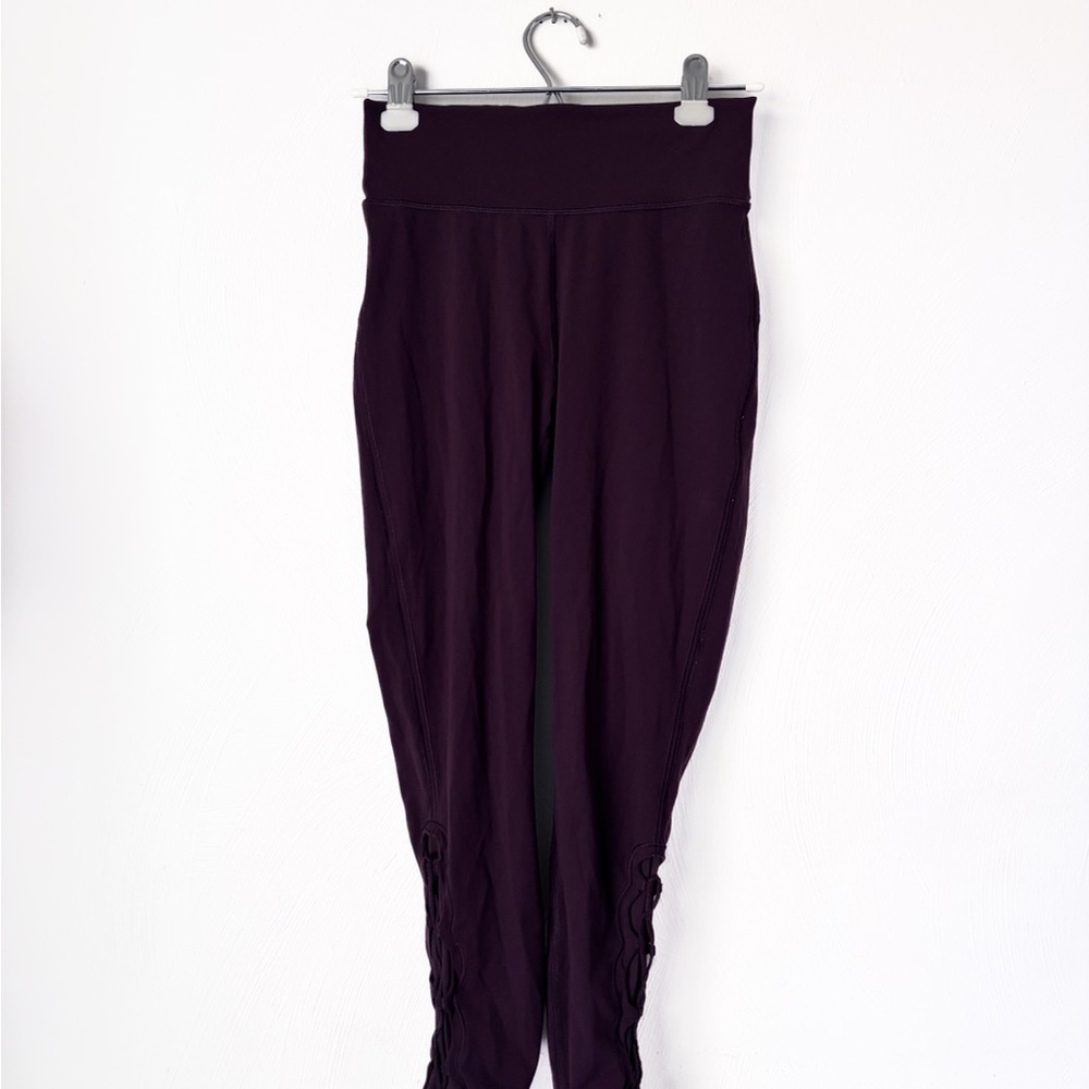 Lululemon Tide To It Crop Leggings Dark Purple - Picture 5 of 5